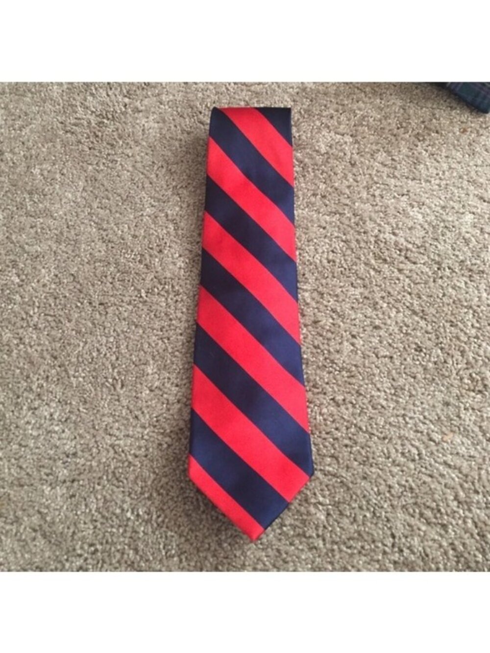 Red & Blue Striped Tie